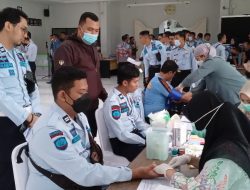 Semarak HDKD Kemenkumham, Lapas IIA Tanjungpinang Adakan Donor Darah