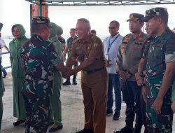 Seluruh FKPD Serta Wakil Walikota Tanjungpinang Sambut Kedatangan Pangdam I Bukit Barisan di Tanjungpinang