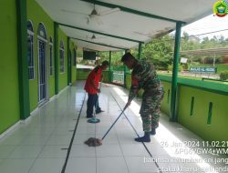 Praka Khairul Sefriandi Bantu Pembersihan Masjid Al Jannah