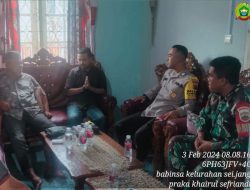 Bersama Bhabinkamtibmas Dan Ketua RT, Praka Khairul Sefriandi Lakukan Mediasi Permalasahan Warga