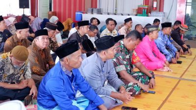 Babinsa Kemboja Ikuti Halal bihalal Kecamatan Tanjungpinang Barat