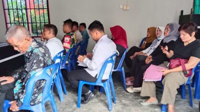 Babinsa Kampung Bugis Bersama Bhabinkamtibmas Ikuti Rakor Penertiban Pelantar