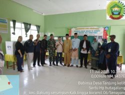 Babinsa Desa Tanjung Kelit Ajak Warga Sukseskan Pilkades secara Damai