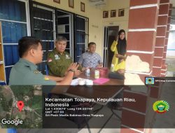 Babinsa Toapaya Koramil 02/0315 TPI Gelar Komsos Bahas Geografi, Demografi, dan Kondisi Sosial Masyarakat