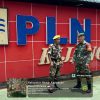 Babinsa Sungai Lekop Koramil 01/Kota dan PPM Gelar Patroli Keamanan di Objek Vital Bintan Timur