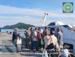 Babinsa Desa Benan Koramil 06/Senayang Laksanakan Pengamanan dan Monitoring di Pelabuhan Penumpang