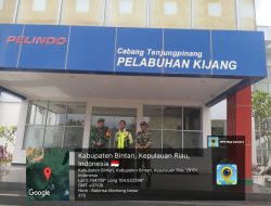 Koramil 02/Bintim Gelar Patroli Keamanan di Pelabuhan Pelni Kijang