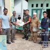 Desa Mamut Koramil 06 Senayang Salurkan Bantuan Pangan dari Dinsos untuk 80 KPM