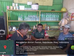 Cegah Radikalisme, Babinsa Koramil 02/Bintim Rangkul Tokoh Agama di Bintan Pesisir