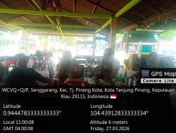 Babinsa Senggarang Koramil 01 Kota Gencarkan Sosialisasi Bahaya Karhutla di Tengah Cuaca Ekstrem